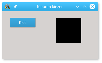 kleuren kiezer knop