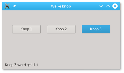 welke knop