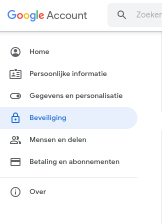 gmail beveiliging